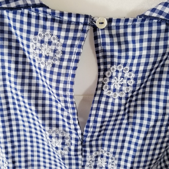 Gypsies & Moondust gingham pattern top. Size M - Picture 4 of 8